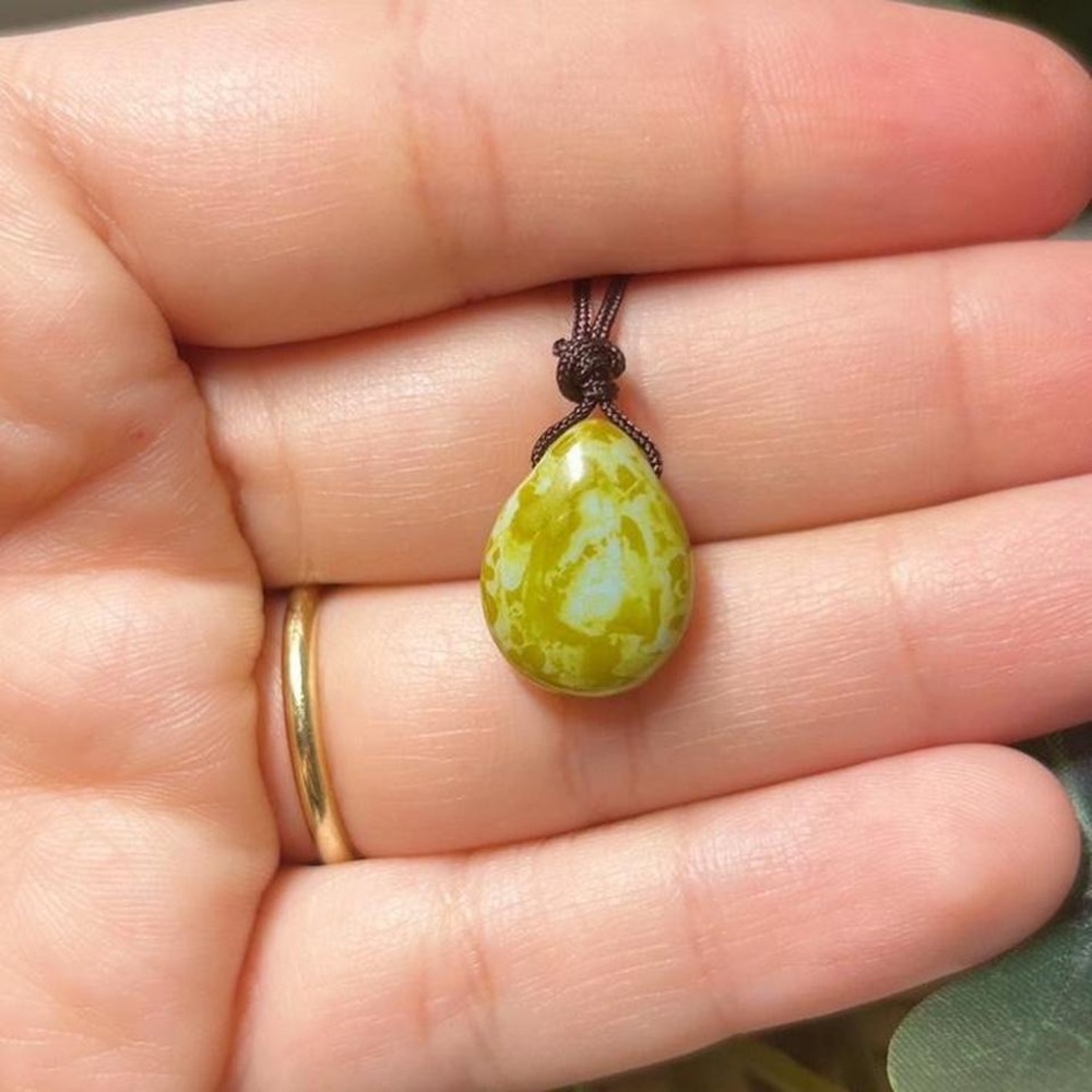 Boho Czech glass Necklace - Picture 2 of 3